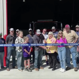 Group photo from the opening of the fire house