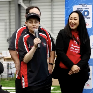 People at Special Olympics event
