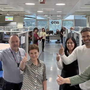 Otis call center team
