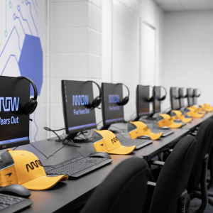 computers in a computer lab