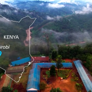 Aerial photo of Kenya