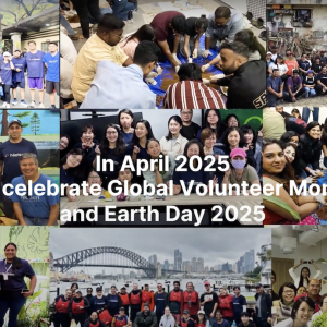 In April 2025 to celebrate Global Volunteer Month and Earth Day 2025.