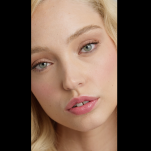 person wearing makeup