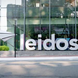 Front of Leidos building