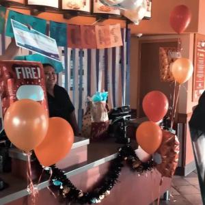 a celebration for Andrew German