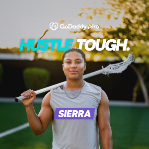 GoDaddy Airo: Hustle Tough; Sierra.