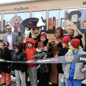 Cleveland Cavs Book Bus presented by KeyBank.