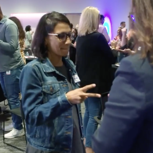 people at event
