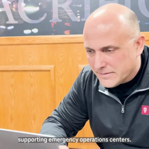 Hear Brian Gould explain how his work as a first responder informs T‑Mobile's strategy to keep communities connected during emergencies.