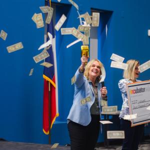 Lori Finkling at the announcement of First Place