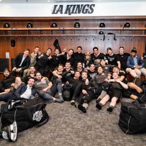 The LA Kings welcomed 12-year-old Joshua Bauer-Mesa by as an honorary member of the team. 