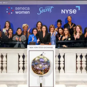 Group photo of event attendees smiling