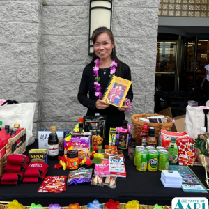 Vendor showcasing their AAPI products in a booth