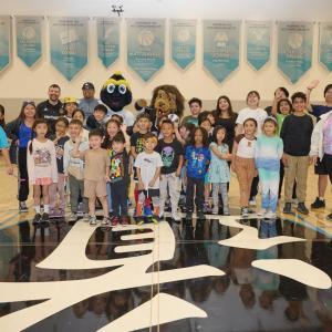Children from Little Tokyo Service Center participated in soccer and hockey clinics.