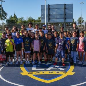 LA Galaxy, Herbalife and U.S. Soccer Foundation unveiled a new mini-pitch in Pico Rivera, CA.