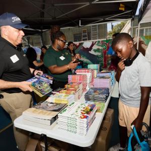 More than 1,500 students in South Los Angeles attended the event.
