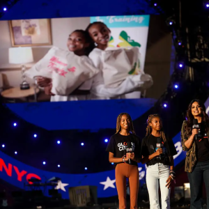 Speakers on stage at Global Citizen Festival