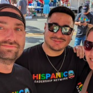 Group of people pose for picture at Annual Chile & Frijoles Festival