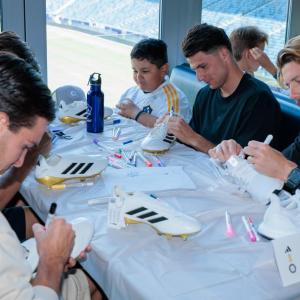 The cleats will be worn during training sessions and at the club’s Kick Childhood Cancer theme night match.