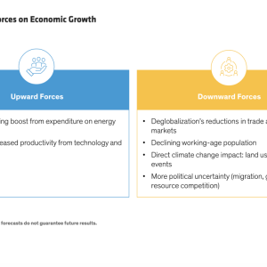 Impact of Mega-Forces on Economic Growth infographic 