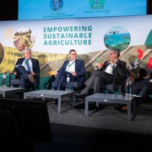 people seated on a stage