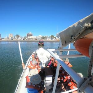View from boat on the water