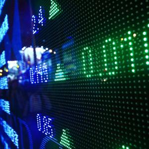 Colored ticker board