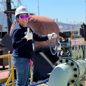 Roxanna Barrera at work