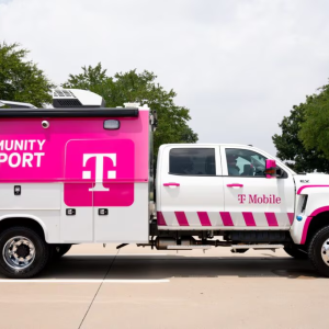 T-Mobile community support vehicle