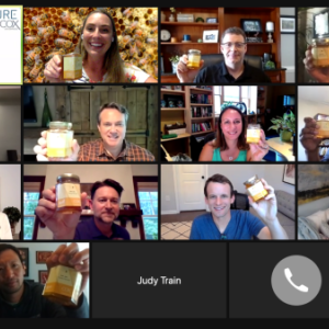 zoom call with different people