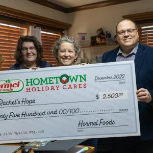 Rachel’s Hope check presentation