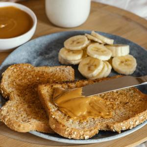 Peanut butter and bananna.