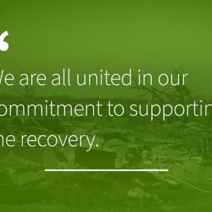 We are all united in our commitment to supporting the recovery.