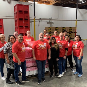Northern California Albertsons associates pose at second annual Community Service Day