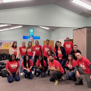 Northern California Albertsons associates pose at second annual Community Service Day