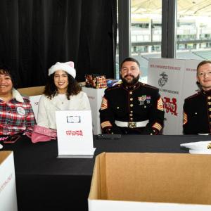 AEG's Dignity Health Sports Park hosted a toy drive in Carson, CA benefitting Toys for Tots.