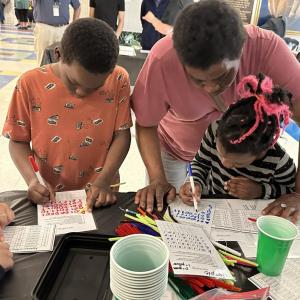 Children developing skills