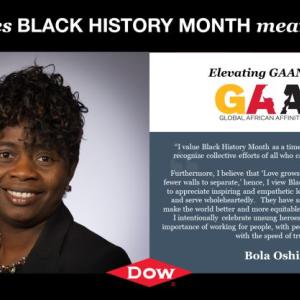 What does Black History Month mean to you? With quote from Bola Oshin, FMA