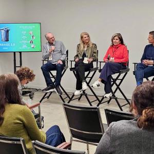 AEG's Erik Distler spoke at a panel at the Music Sustainability Alliance’s 2025 Summit. 