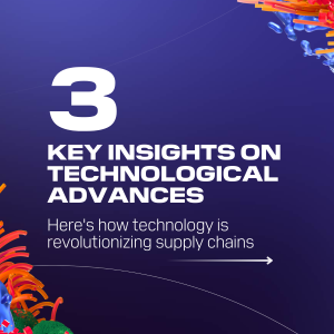 "3 Key insights on technological advances. Here's how technology is revolutionizing supply chains"