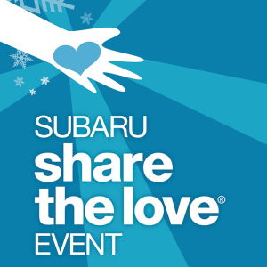 Subaru share the love event logo