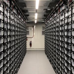 Inside the battery storage system
