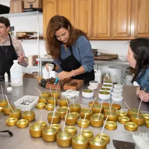people making candles 