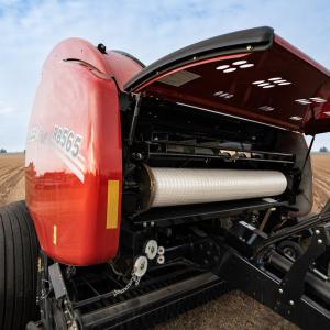 Interior of compostable net wrap machinery