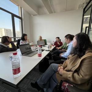 Staff in meeting room in Shanghai