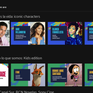 Collage of various show thumbnails