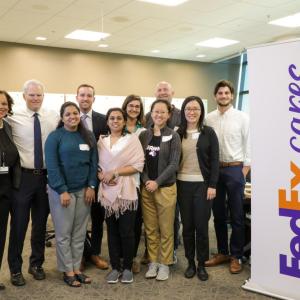 Group of FedEx employees