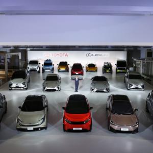 cars in showroom