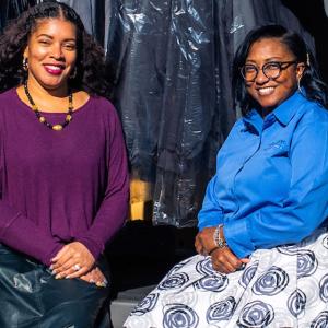 Center for Community Transitions Executive Director Patrice Funderburg, left, and Saichelle McNeill.