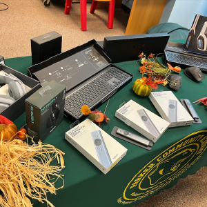 a photo of logitech products on a table 